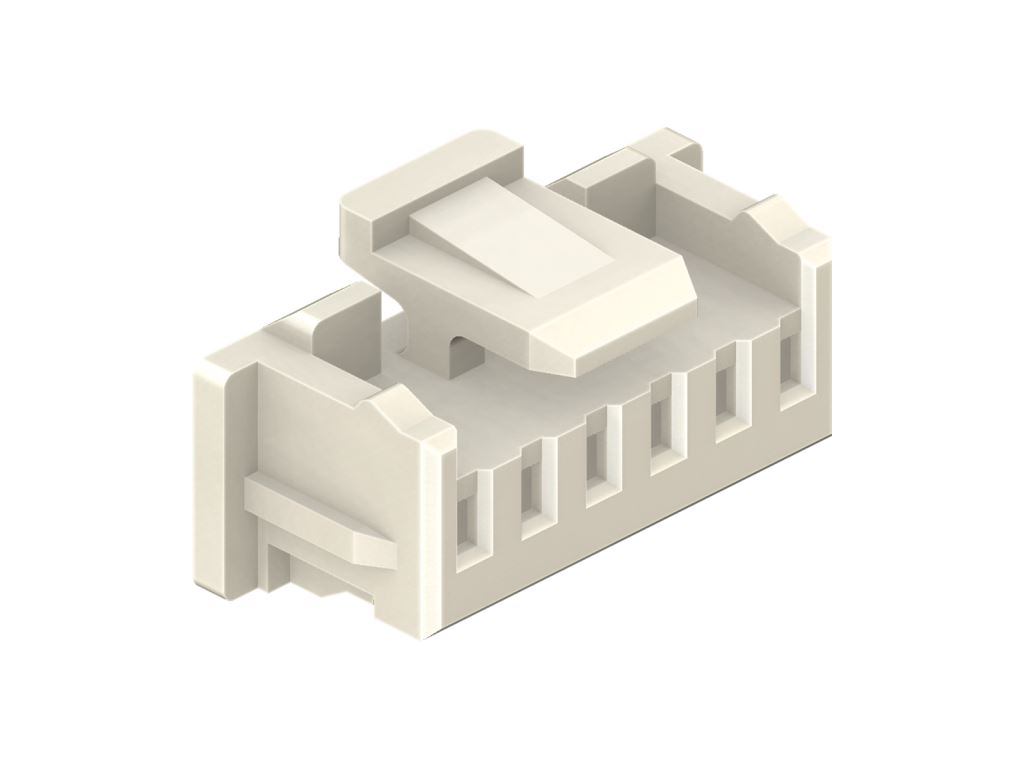 1.25mm Wire To Board Housing Single Row Lock Connector 1250HM-XX-LK